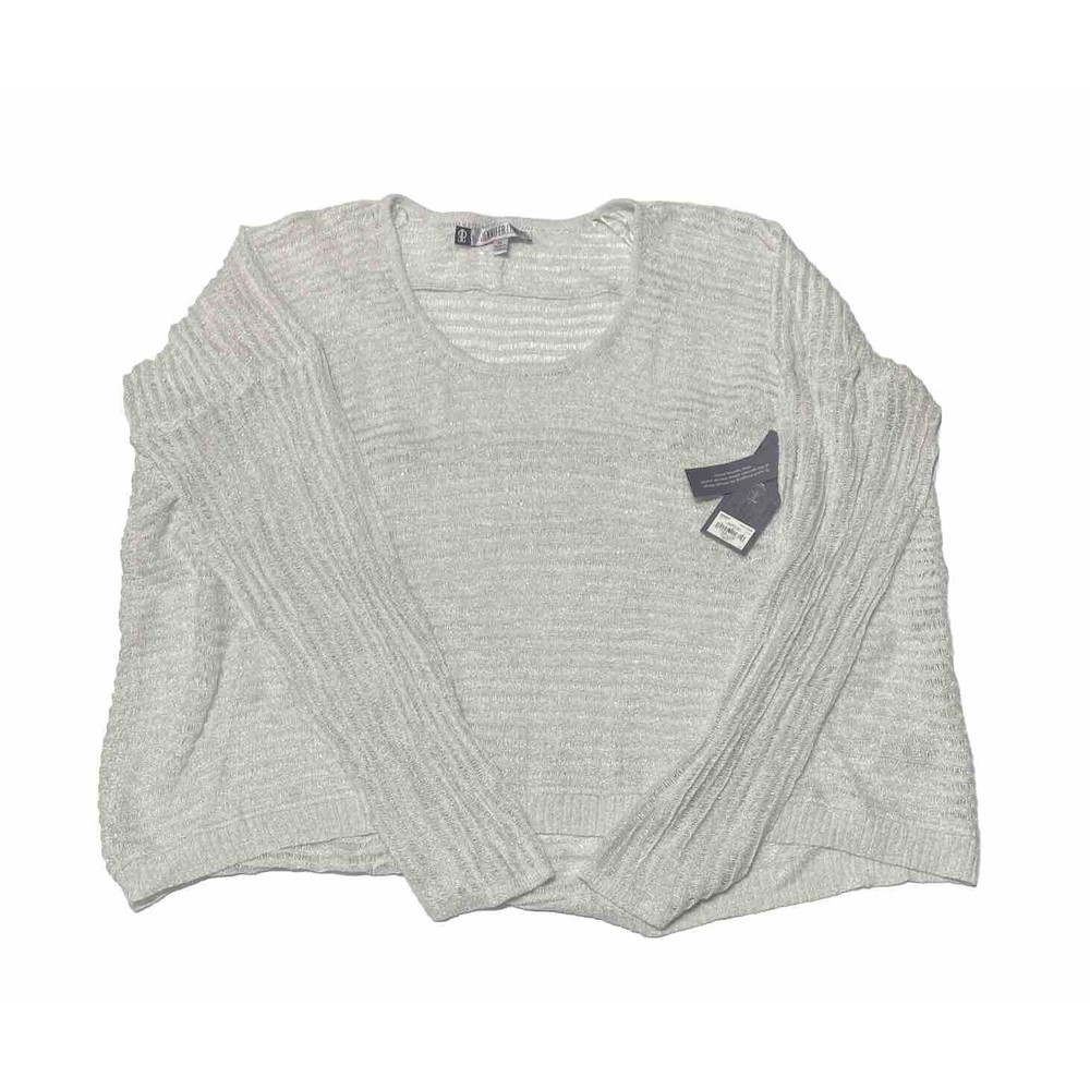 Jennifer Lopez Long Sleeve Ivory Sweater Sparkly  Size‎ XL NWT